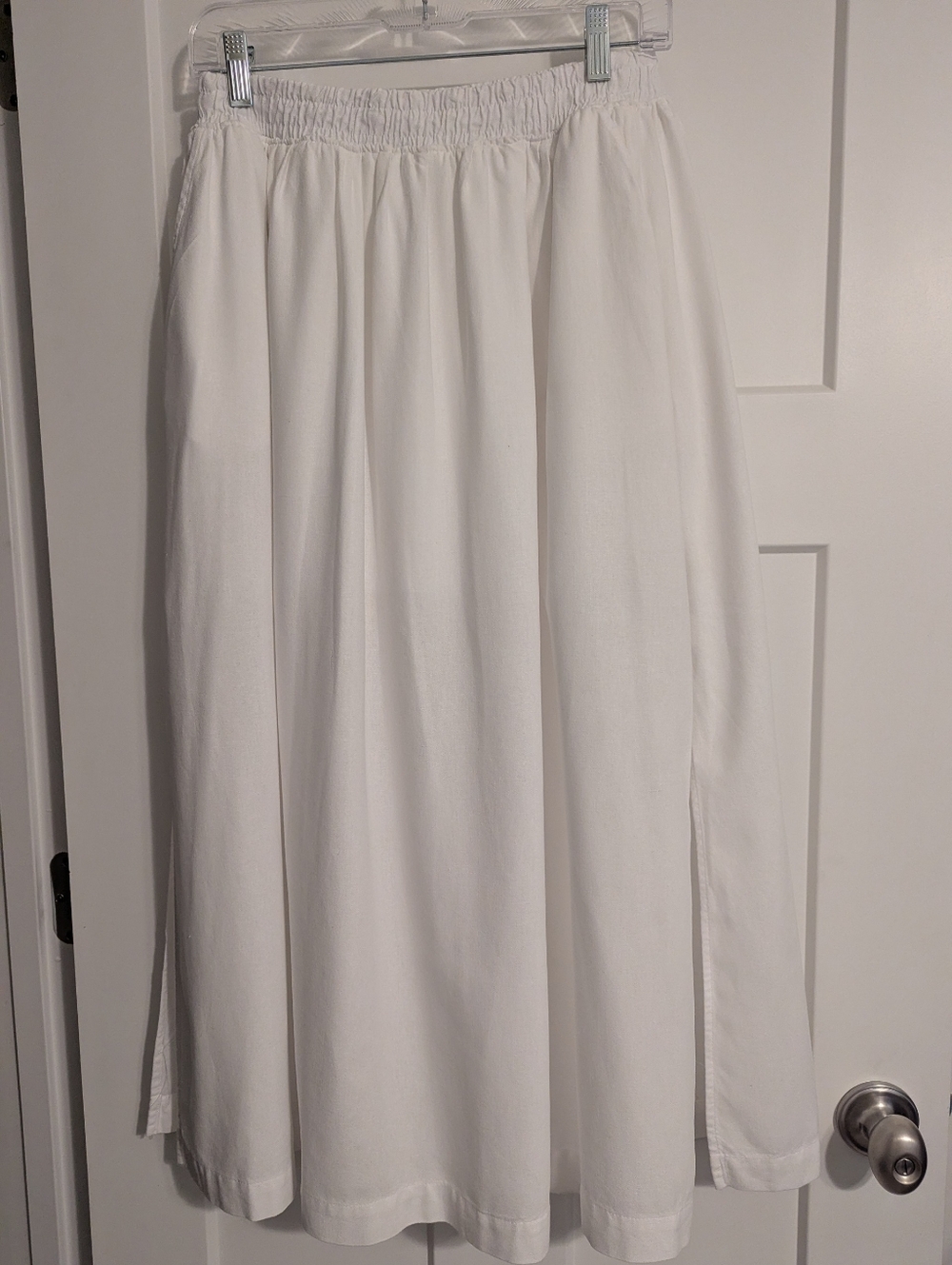 🇺🇸 Made In USA 🇺🇸Ladies Stateside Linen/Cotton Blend Maxi Skirt Size Medium
